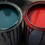 Benjamin Moore and Sherwin-Williams paint cans