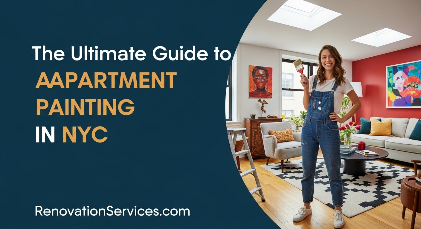 The Ultimate Guide to Apartment Painting in NYC - A woman smiles in her beautifully painted modern apartment.